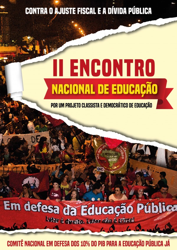 Chamamento para os debates regionais visando o II Encontro Nacional de Educação (ENE)