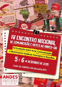 IV Encontro Nacional de Comunicação e Artes do ANDES-SN acontece em Brasília