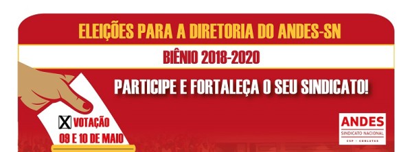 Eleição do ANDES-SN para escolha da nova diretoria está acontecendo em todo o Brasil