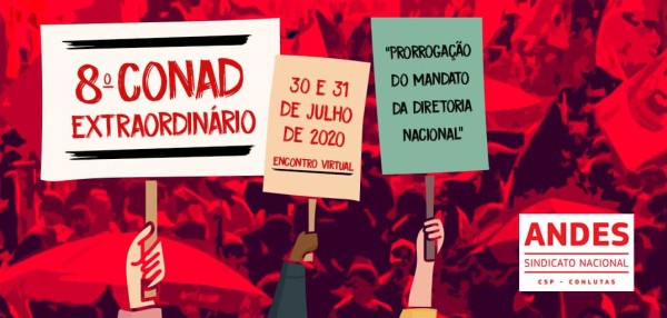 ANDES-SN convoca Conad Extraordinário para debater prorrogação do mandato da diretoria
