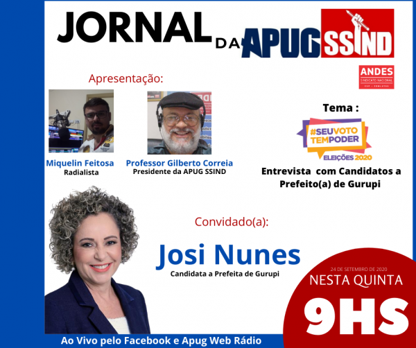Apug começa série de entrevistas com candidato(a) a prefeito(a) de Gurupi